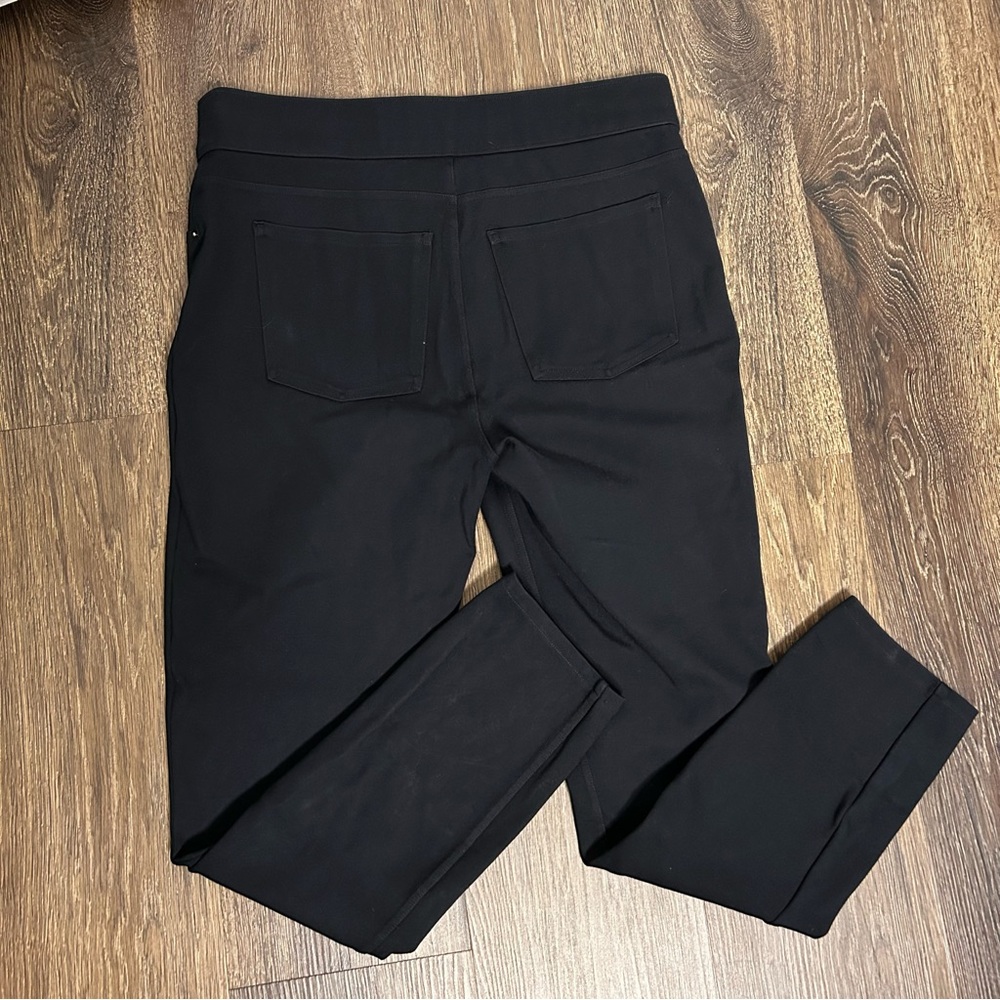 Spanx Women’s Black Skinny Pull On Pants Leggings Size Large Stretch - Picture 6 of 6